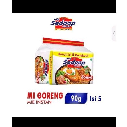 

Mie sedap goreng 1pack isi 5