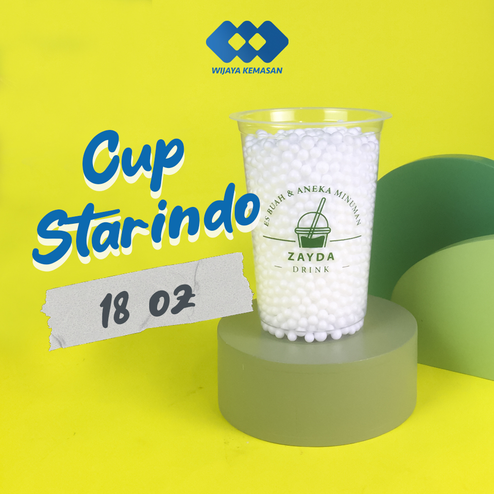 Sablon Cup Starindo 18 oz 8 gram