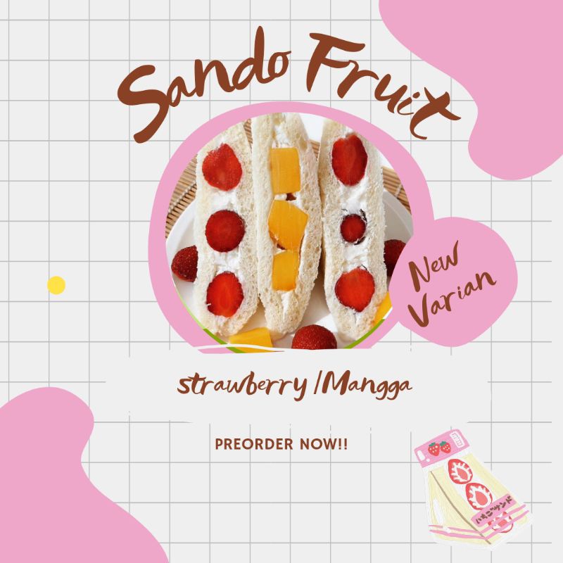

SANDO FRUIT (PO Ready setiap hari JUMAT)