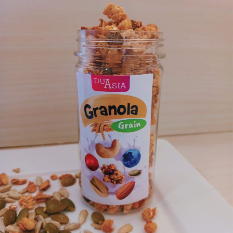 

Granola Grain,multigrain,sereal,granola seeds,snack nutrisi uk toples 200 gr