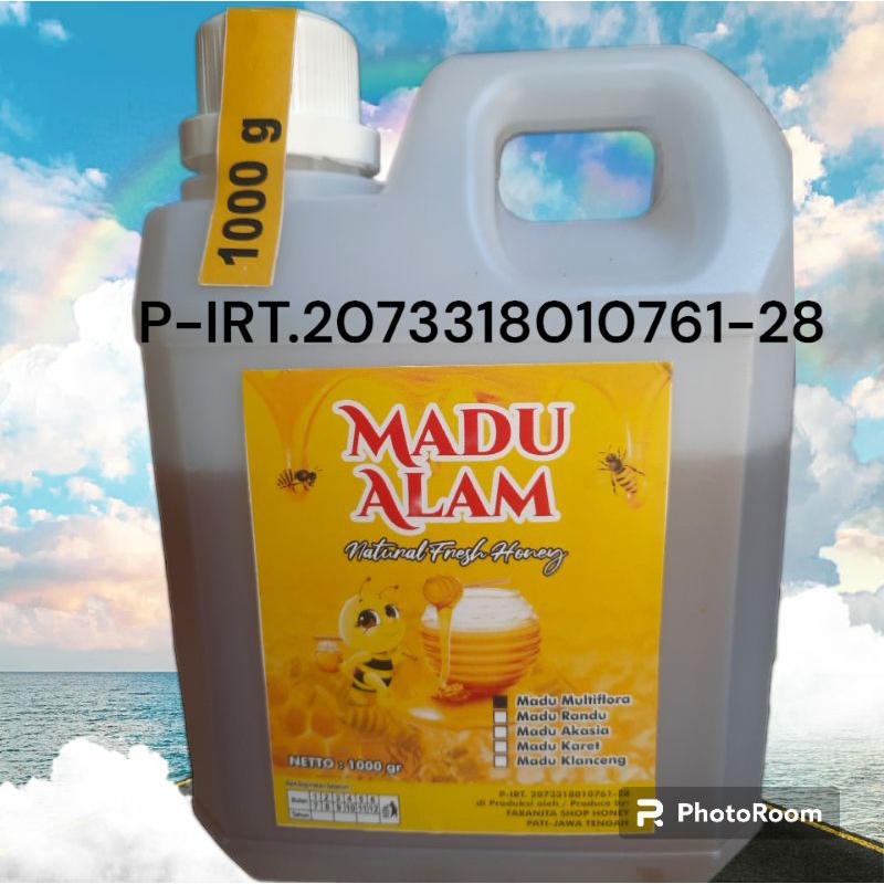 Madu asli multiflora super 1kilo natural fresh honey