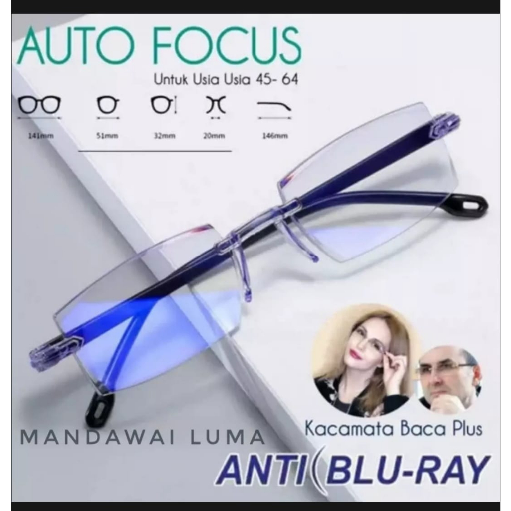 [ TERMURAH ] KACAMATA AUTOFOCUS BACA DAN JALAN JALAN BAHAN LENTUR TERMURAH