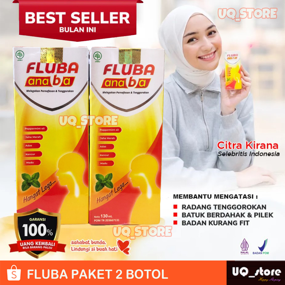 

Fluba Anaba Madu Herbal 3X Lebih Ampuh Atasi Flu Batuk - PAKET 2 BOTOL