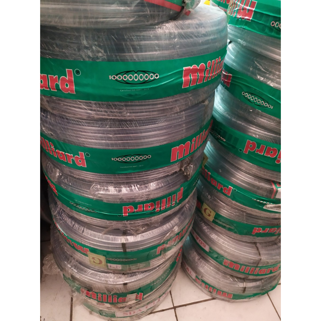 Selang Air Bening Milliard Inch 1Meter (Selang Aerator)