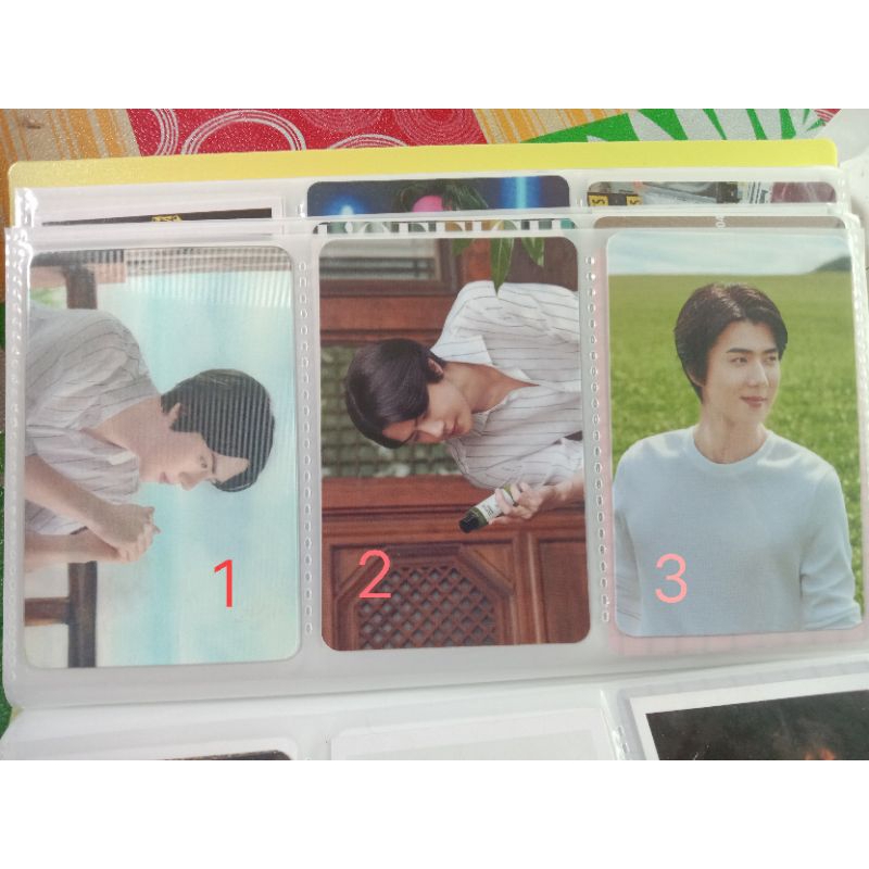 PHOTOCARD OFFICIAL SEHUN SOME BY ME