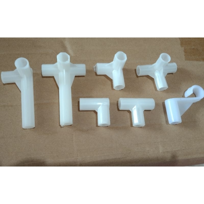 sperpart sambungan, pipa besi,alas kain lemari portable