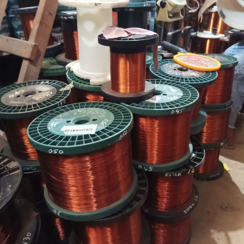 Kawat Tembaga email 0.45mm perkg Helinic EIWAI 200°