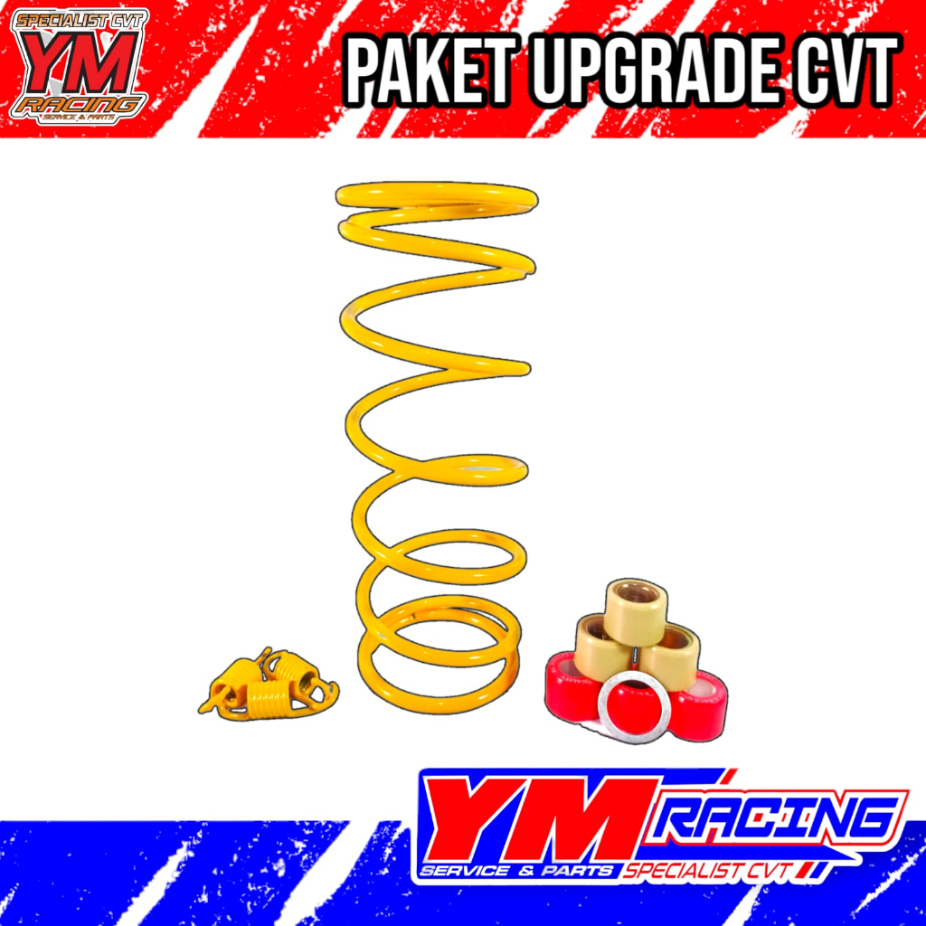 Paket Upgrade CVT Beat Karbu Scoopy Karbu Spacy Karbu  Per CVT Racing Per Ganda Per Centri Roller YM