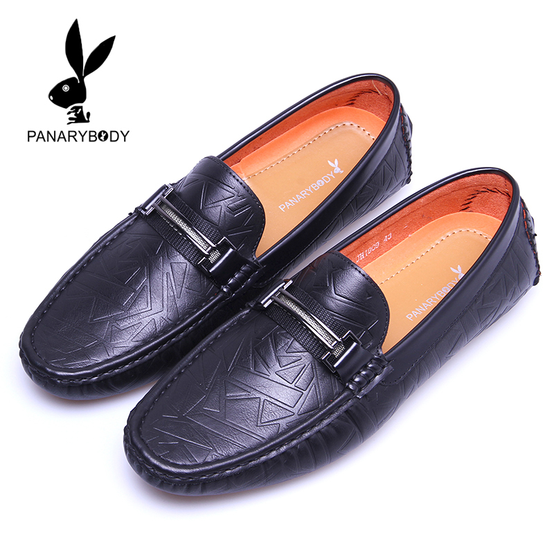 PANARYBODY Sepatu Pria Kerja Fantofel Anti slip Kondangan Loafers  Bahan Kulit Sintetis JH1909