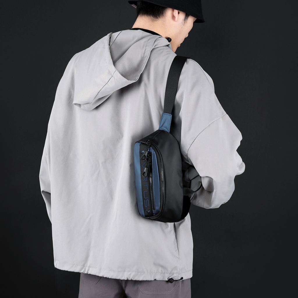 VIRTUS -BB-1100-38 Tas Selempang Pria Waist Bag Kualitas Terbaik Harga Murah Shoulder Bag Hadiah Ham