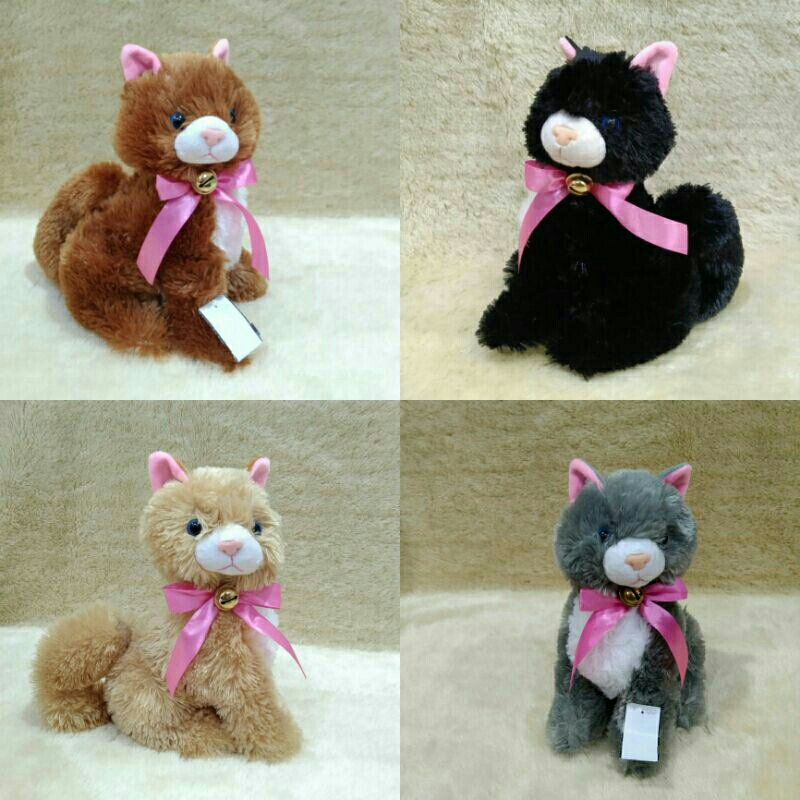 Boneka kucing bulu boneka lucu kucing
