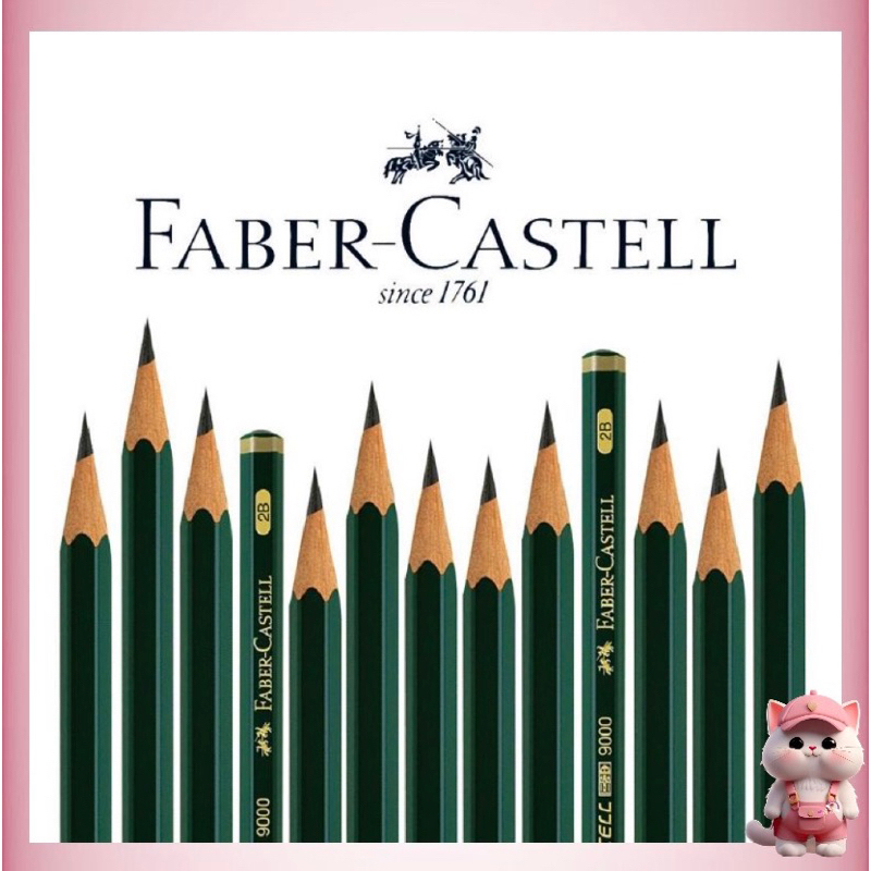 

N039 Pensil 2B Faber Castell 9000 ORIGINAL (SATUAN)