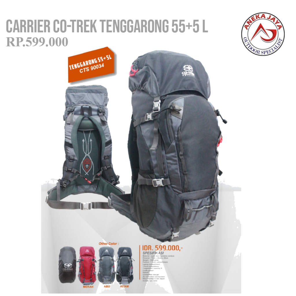 CARRIER CO-TREK TENGGARONG 55+5 L