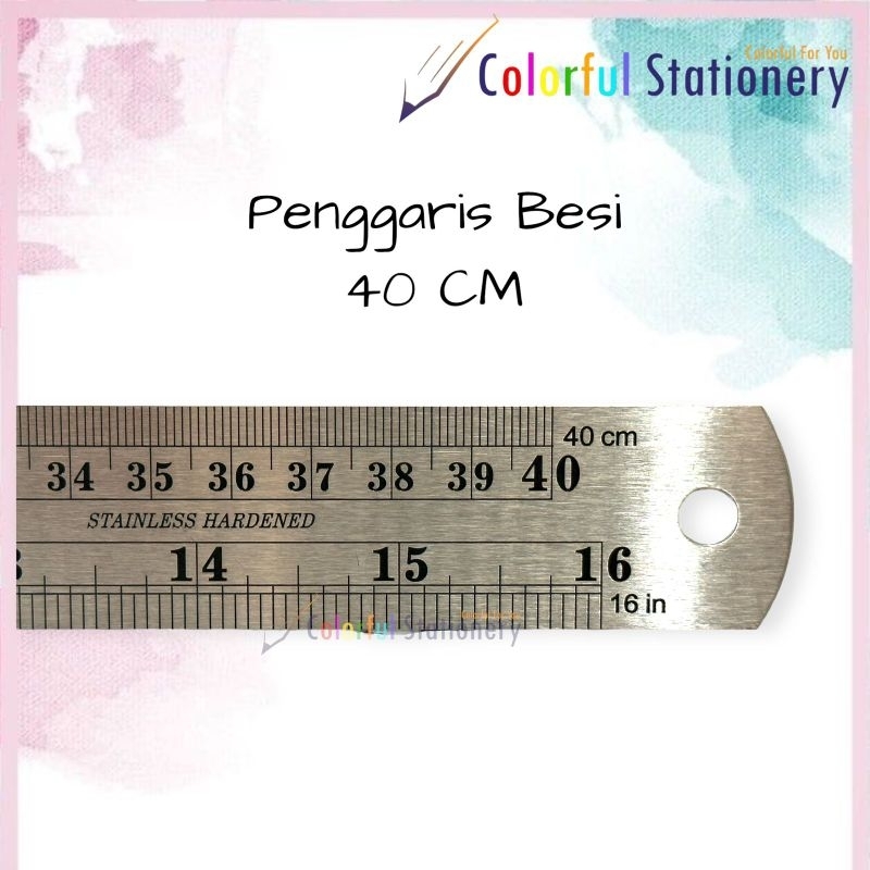 

Penggaris Besi/Mistar Besi Trifelo 40cm