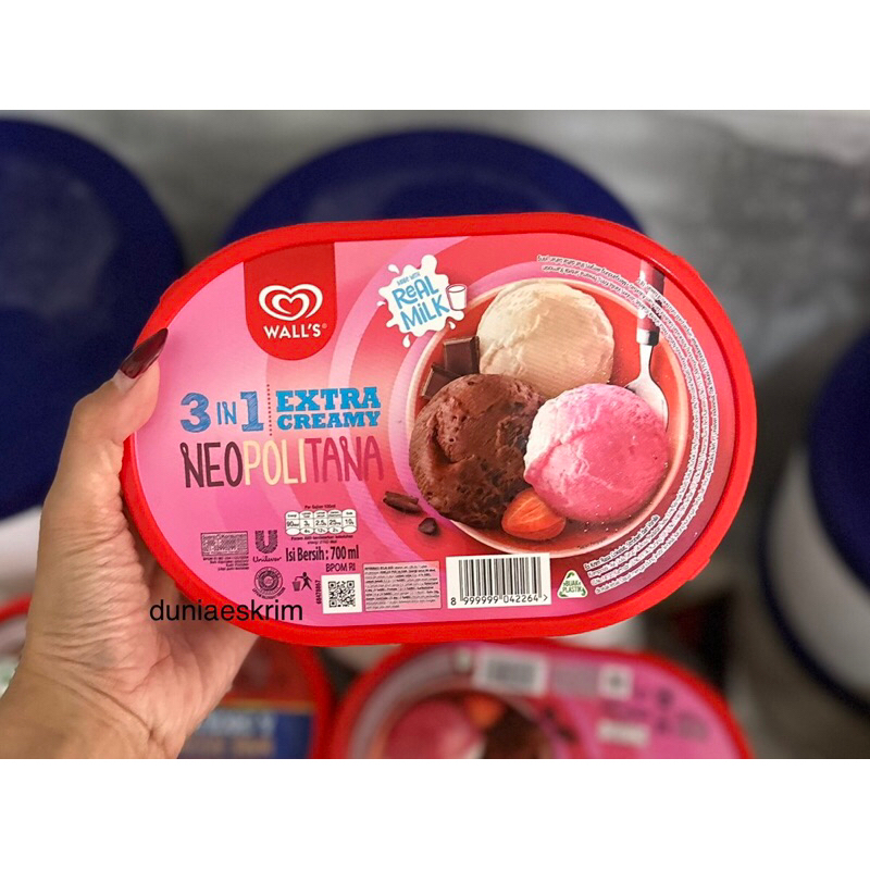 

Walls Ice Cream Neopolitana 700ml