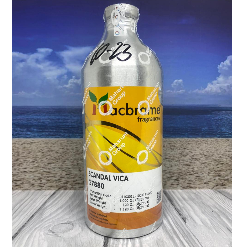 SCANDAL VICA BY MACBRAME (  VICTORIA SCANDALOUS ), BIBIT PARFUM KEMASAN SEGEL ( 1KG ), REPACK ( 500G