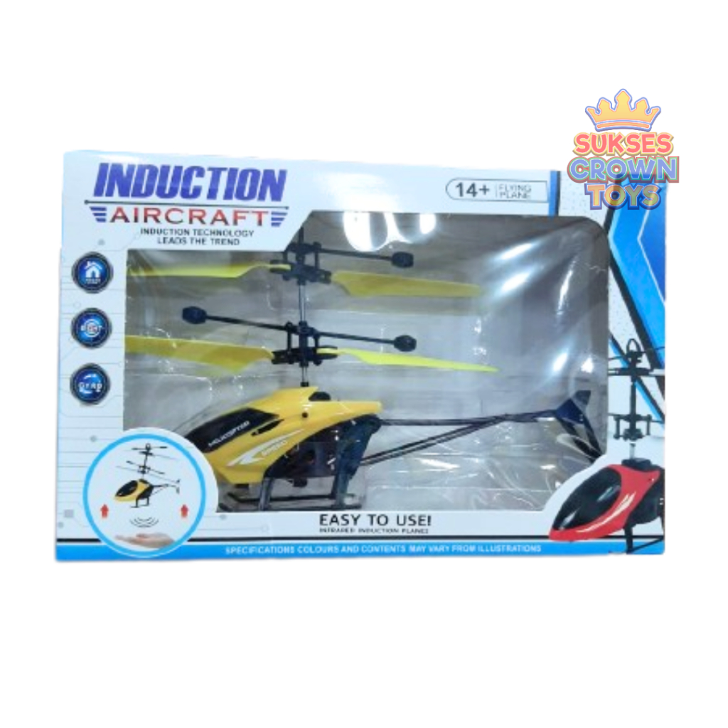 Mainan Helicopter bisa terbang / Helicopter sensor terbang murah