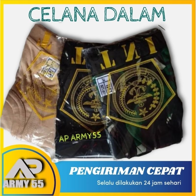 CD TNI POLRI/Celana Dalam Loreng / Celana Dalam