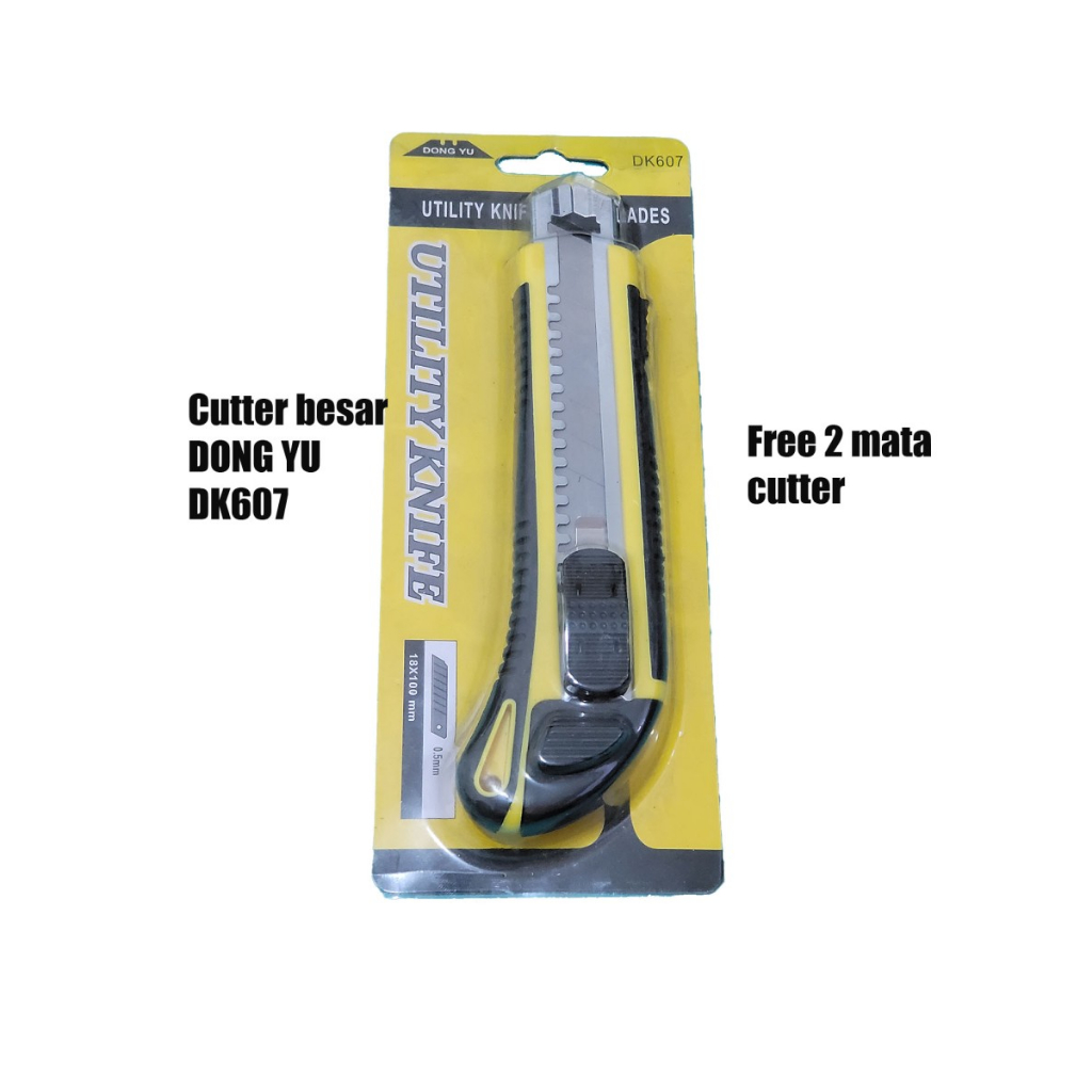 

Cutter besar free 2 mata cutter merk DONG YU DK 607