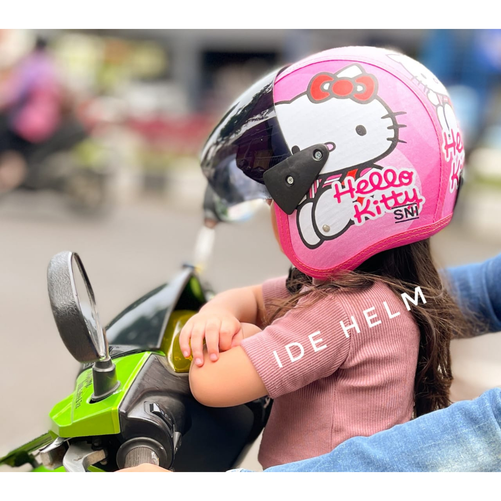 Helm Bogo Retro Anak Fuulface Termurah,Helm Anak FullFace Usia 2-5