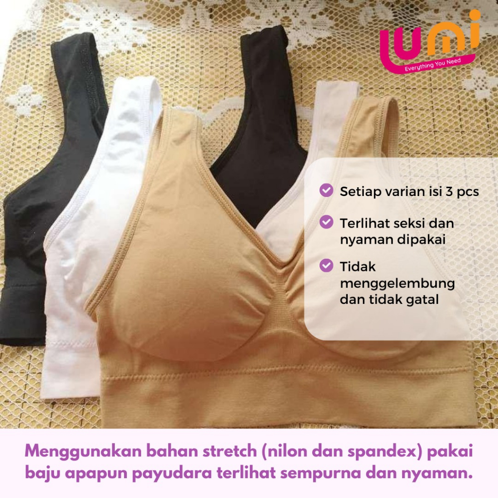 GENIE BRA CLASSIC ORIGINAL JAPAN BH TANPA KAWAT BRA WANITA TANPA
