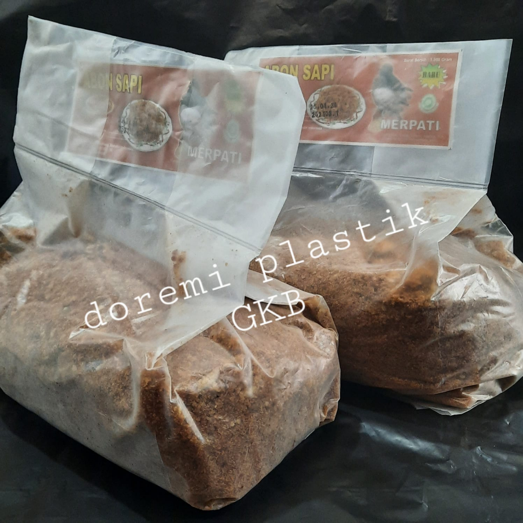 

Abon Sapi Merpati Kemasan Bag 1Kg / Abon Sapi