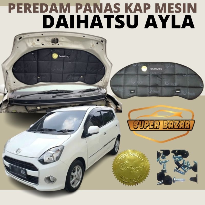 Peredam panas kap mesin mobil Daihatsu ayla