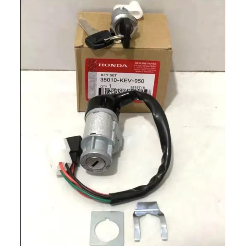 Kunci Kontak Set Buat Motor Supra X lama dan Supra Fit Lama. Kode KEV