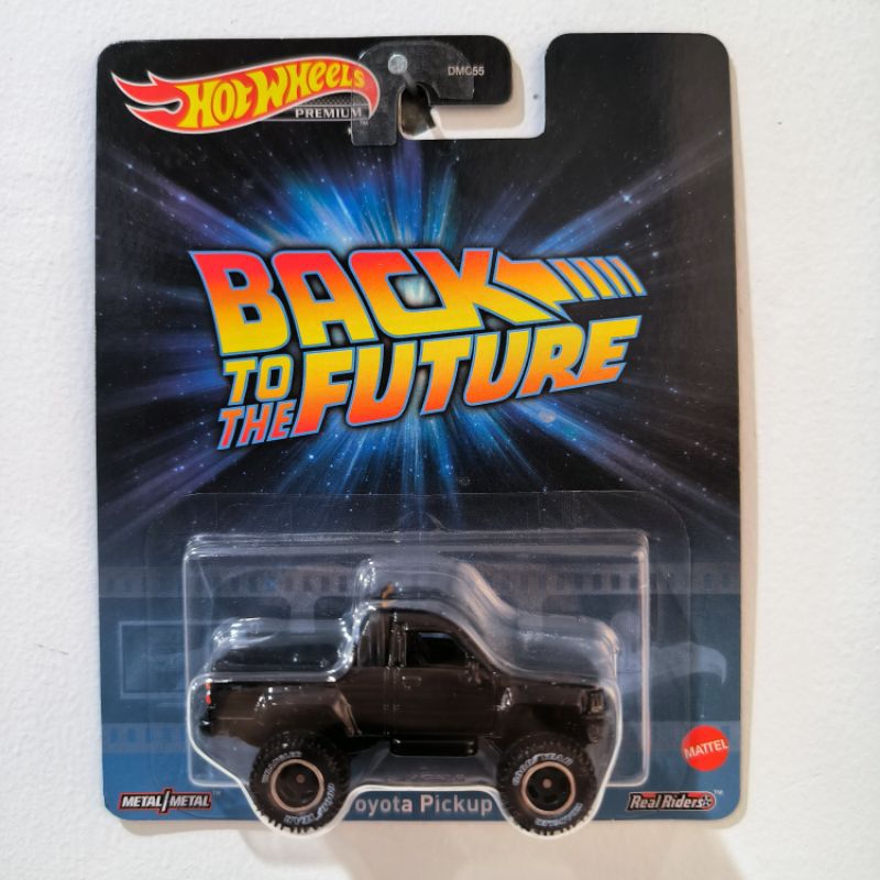 Hot Wheels Premium Back To The Future 1987 Toyota Pick Up Truck Hitam