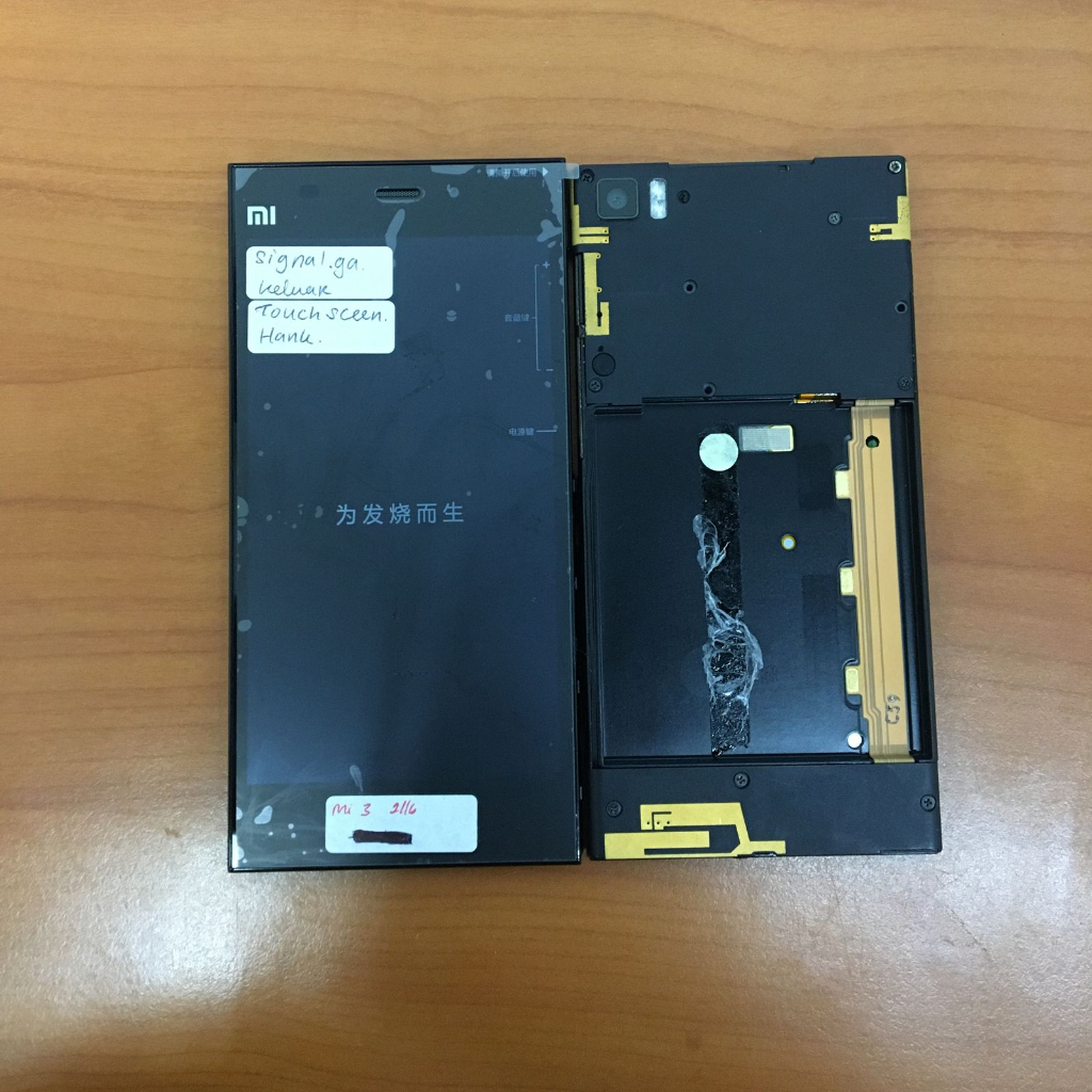 HANDPHONE RUSAK XIAOMI MI 3 ORIGINAL RUSAK