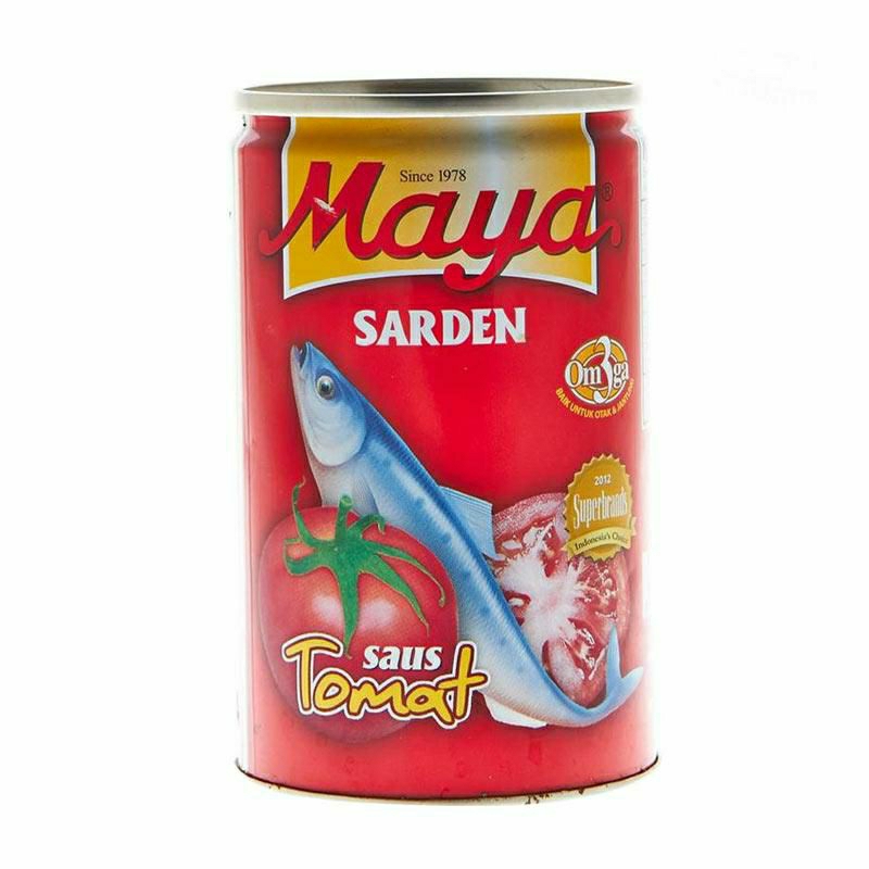 

Sarden Kaleng Maya Tomato 155gram Original