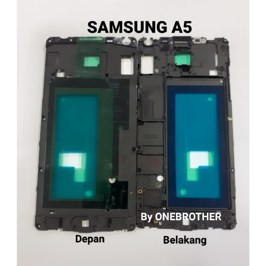 FRAME LCD TULANG TENGAH DUDUKAN LCD SAMSUNG A5 2015 BLACK