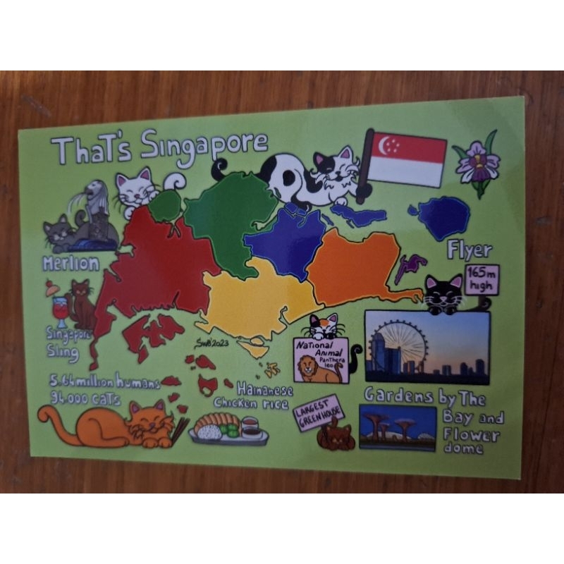 

kartu pos kucing titina/titina cat postcard