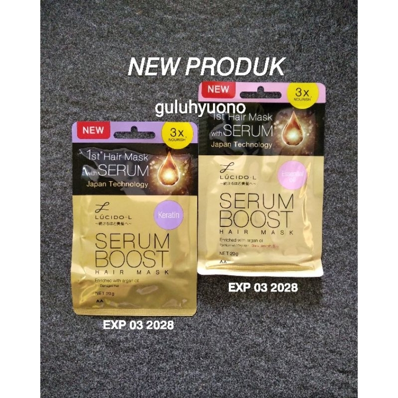LUCIDOL SERUM BOOST HAIR MASK 20gr *SACET*