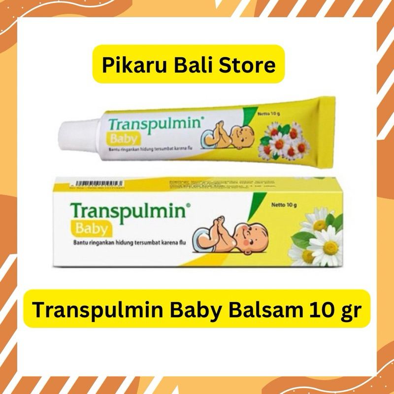 Transpulmin Baby Balsam 10 gr Membantu Meredakan Batuk Pilek Bayi