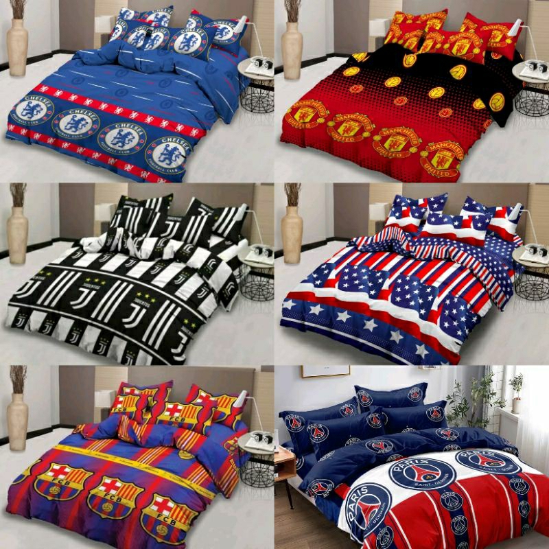 Bedcover Set Lady Rose 180x200 King Sprei Rumbai Kasur No 1