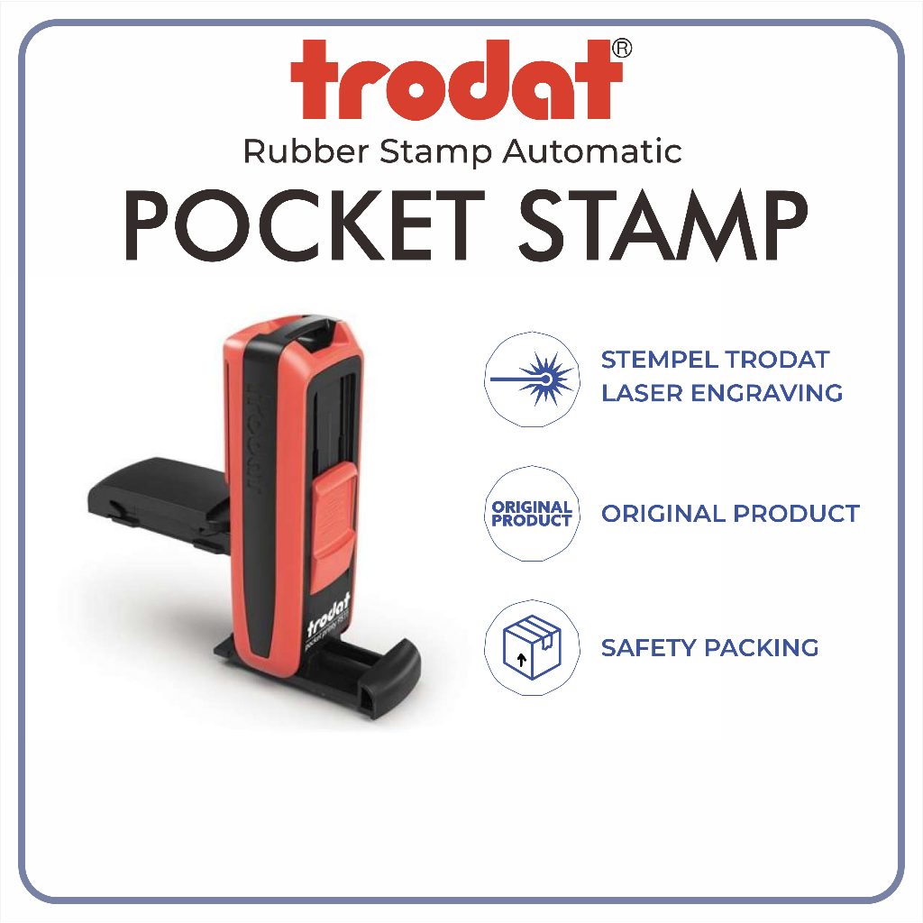 

STEMPEL TRODAT POCKET | SAKU | LIPAT | 9511 VARIASI