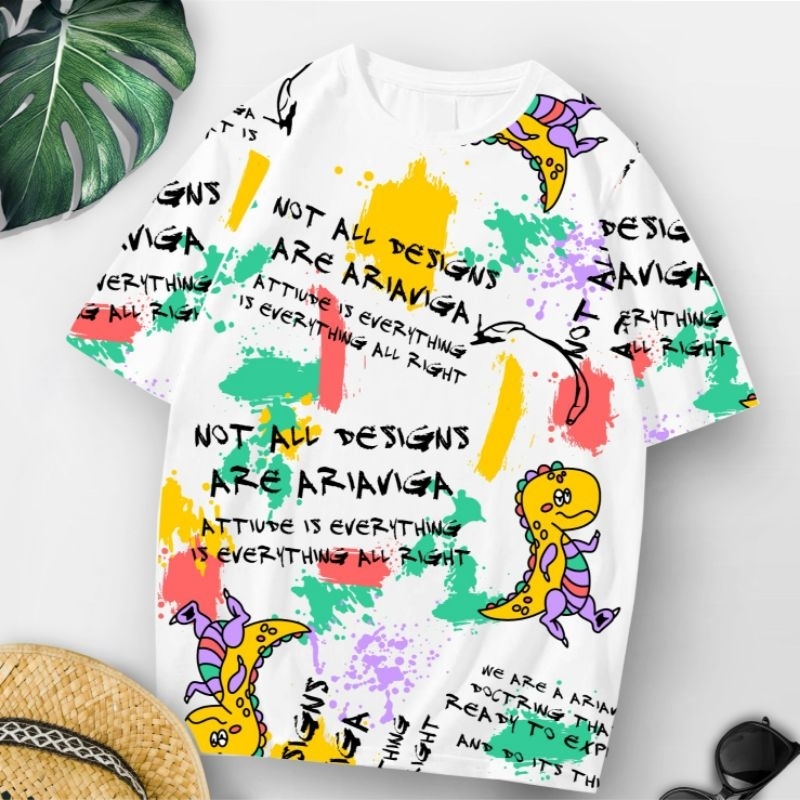 KAOSLAGI Kaos Karakter Wanita Kaos Dino Kaos Dino Wanita Kaos Lucu Wanita Kaos Dino Dewasa Unisex