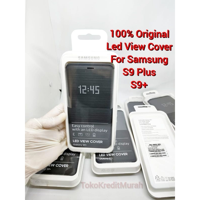 ORIGINAL SAMSUNG LED VIEW S9 PLUS S9+ FLIP COVER CASING CASE