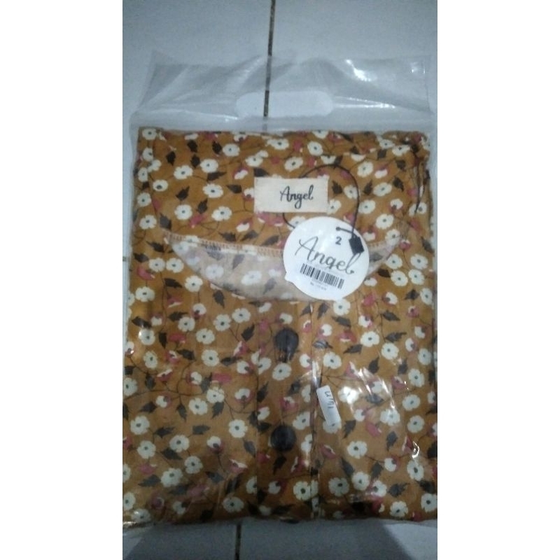 daster brigitte kuning motif bunga atelier angelina