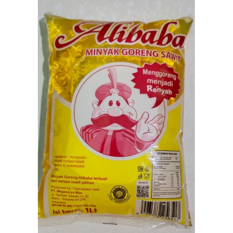 

minyak goreng Alibaba bantal 1 liter