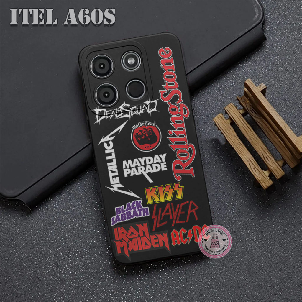 Case Procamera ITEL A60 / ITEL A60S  Silicone TPU Case Sofcase Fashion  CUTE AND KREN  Happy For Typ