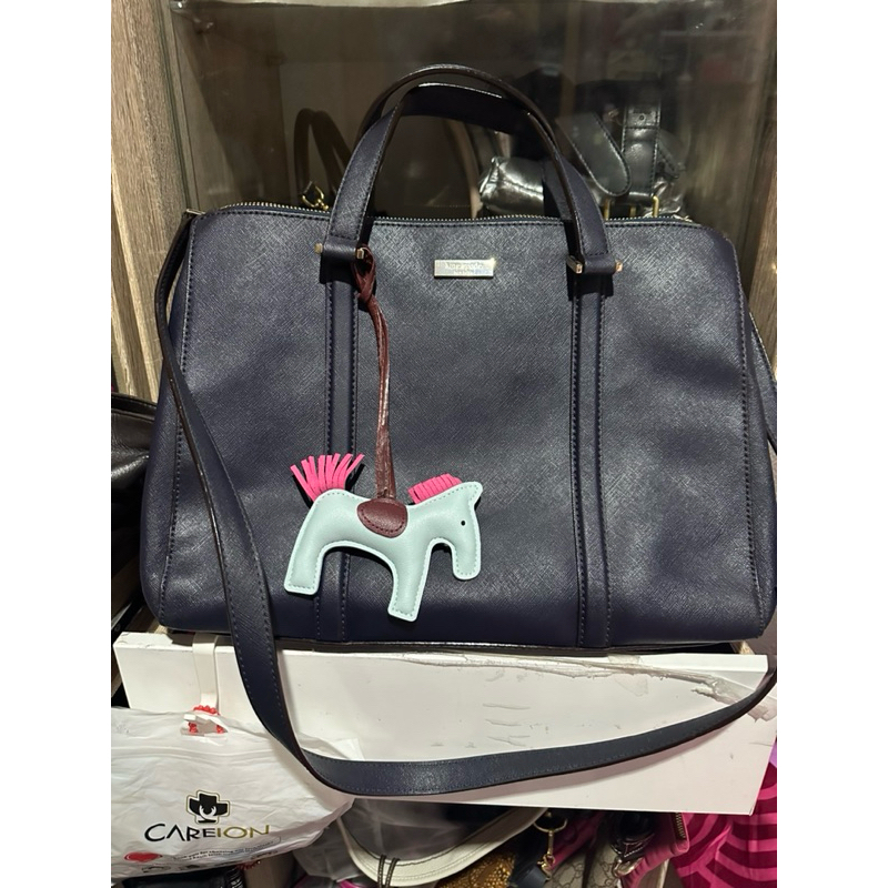 kate spade bag authentic navy blue newburry lane series