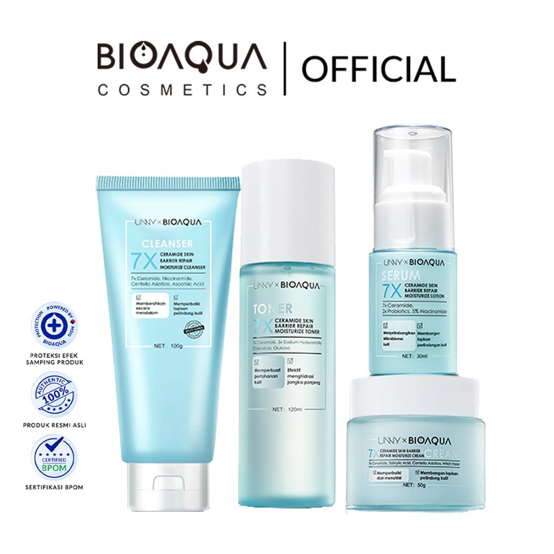 BIOAQUA 7X CERAMIDE SKIN BARRIER REPAIR MOISTURIZE SKINCARE | SKINCARE BIOAQUA 7X CERRAMIDE PERPAKET