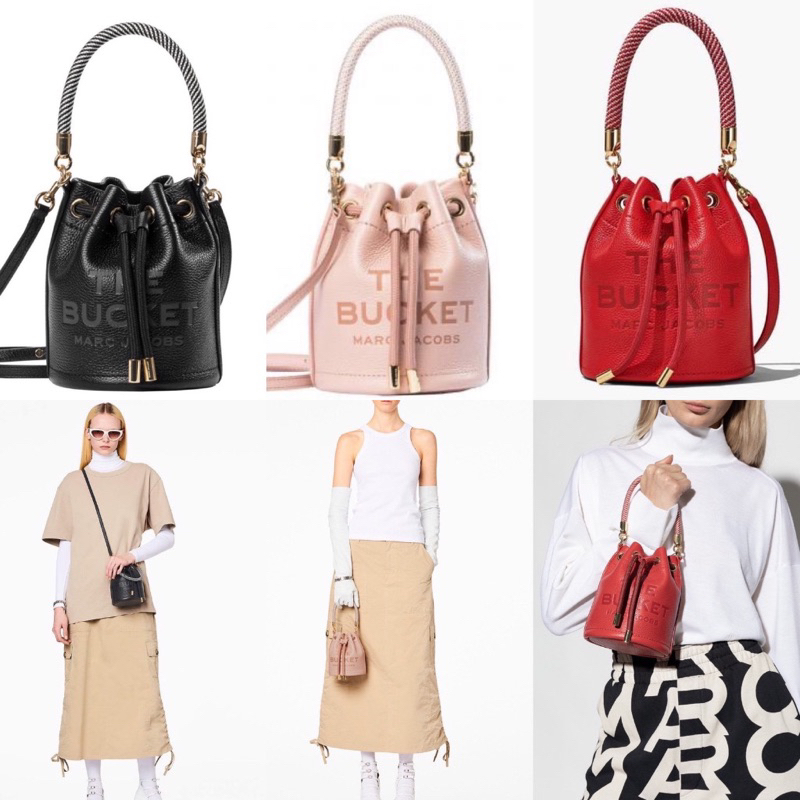 TAS SELEMPANG ORIGINAL - Marc Jacobs the leather Mini Bucket Bag