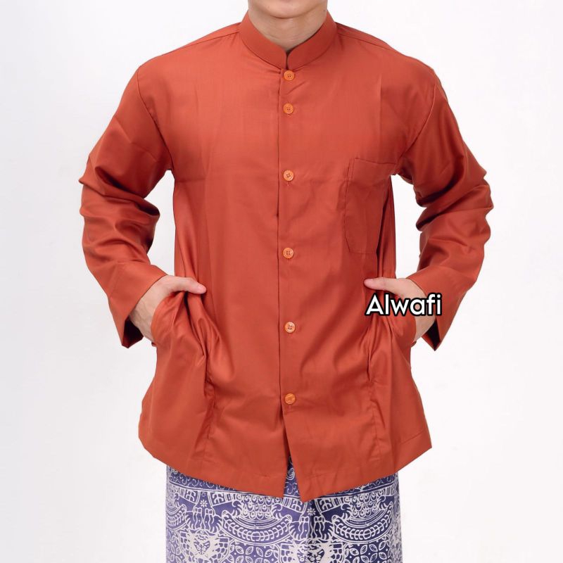 LIMITED BAJU KOKO PRIA SAKU SAMPING KOKO POLOS MODEL AMMU