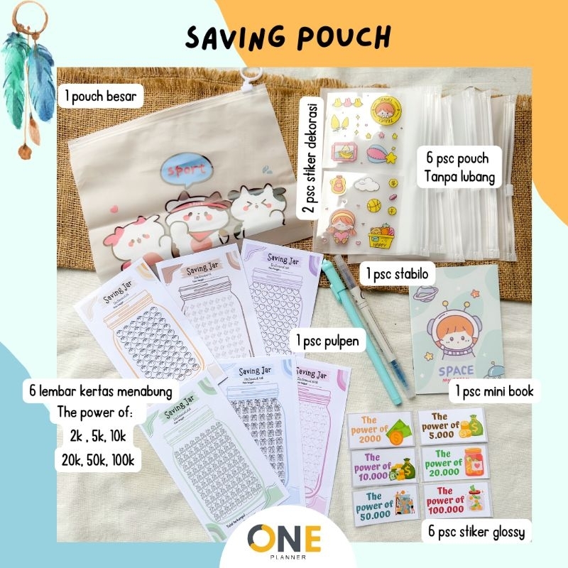 

H7Y PAKET SAVING POUCH PAKET SAVING CHALLENGE SAVING FUNDS