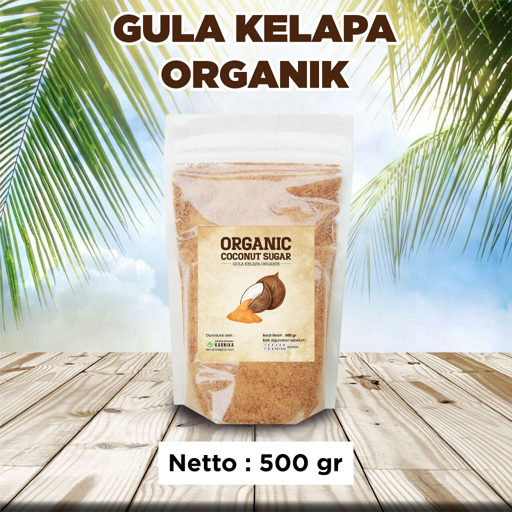

Gula Semut Kelapa Organik Coconut Sugar Bubuk 500gr