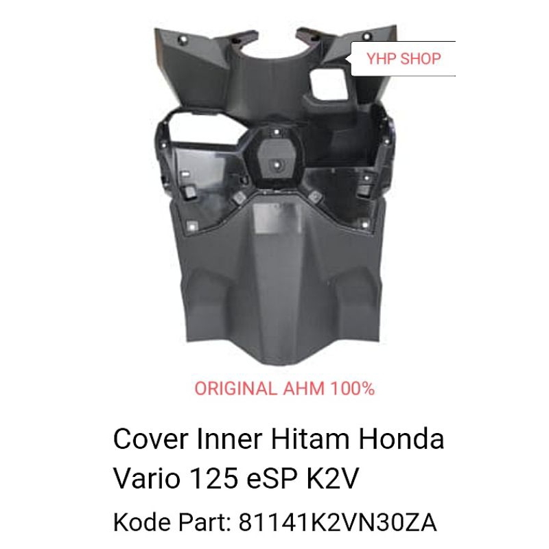 Cover Inner Lower Honda Vario 125 eSP 2023 K2V ORIGINAL AHM NON KEYLESS 81141-K2V-N30ZA