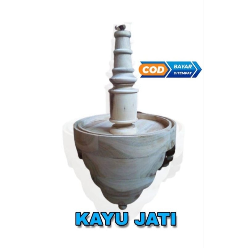 TEBOK PLECI HOLOPET KAYU JATI | SIZE 23